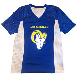 Los Angeles Rams NFL Flag Football Jersey EUC youth S